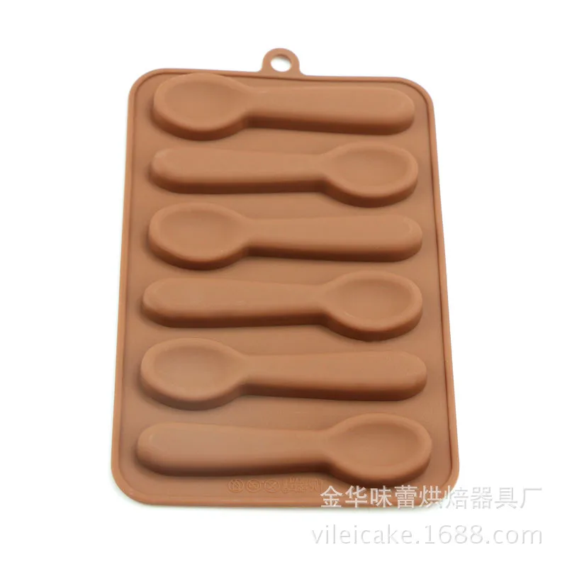 Spoon Mould Bakery DIY Chocolate Mold Ice Grid Mold Handmade Soap Mold Cake Baking Mold Bakery Mold