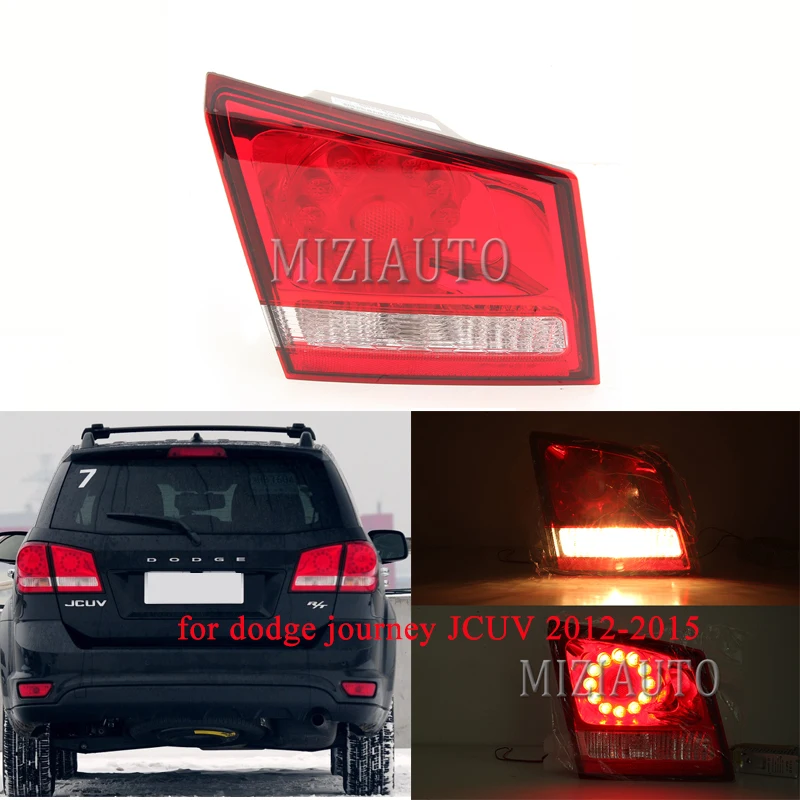 

MIZIAUTO Inner side Rear Tail light for dodge journey JCUV 2012-2015 Warning Light Brake Light Rear Bumper Light Fog lamp
