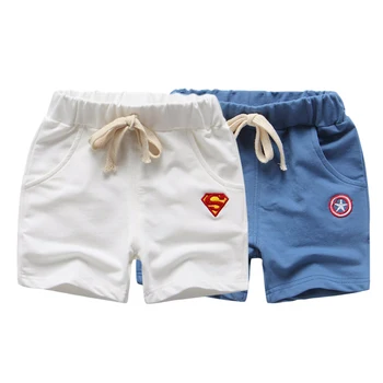 

2020 summer children's leisure cotton shorts boy girl cartoon hero shorts pants beach shorts sports pants baby