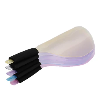

Hairdressing Face Haircut Mask Shield Cover Hair Cutting Dyeing Protector With Handle Pro Salon Hair Styling Accessories