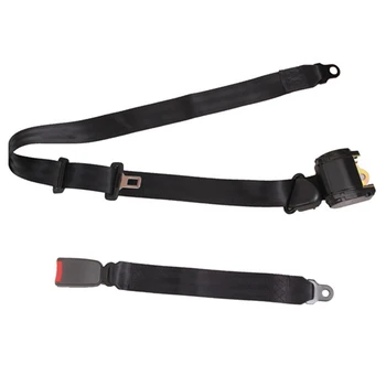 

Adjustable Black Automatic Shrink Three-Point Fixed Shoulder Adjustable Safety Seat Belt