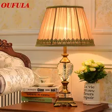 Oufula хрустальные настольные лампы светильники роскошная современная