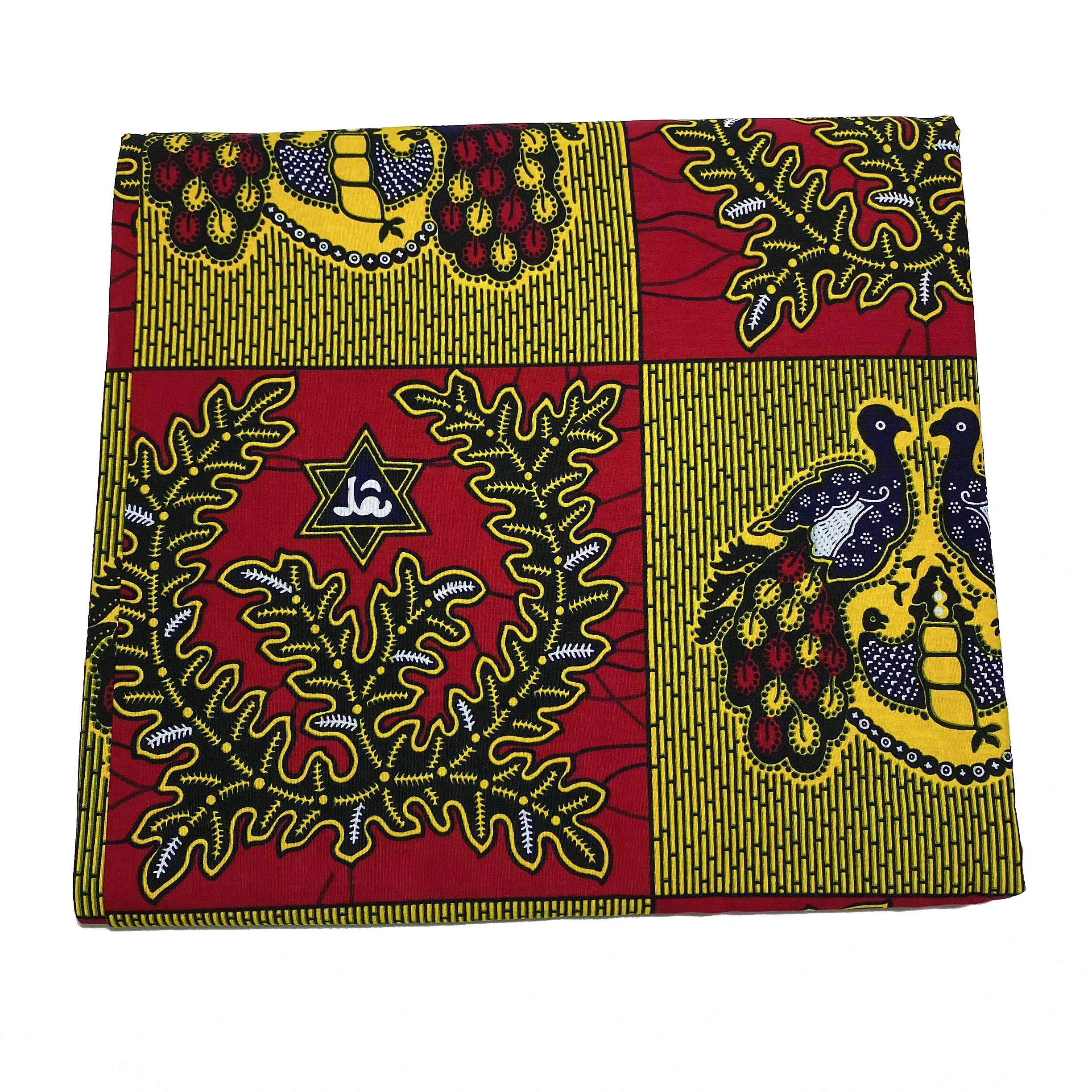 Holland real wax fabric high quality cotton Africa Nigeria Ghana style Ankara fabric African clothing wax print 6 yards