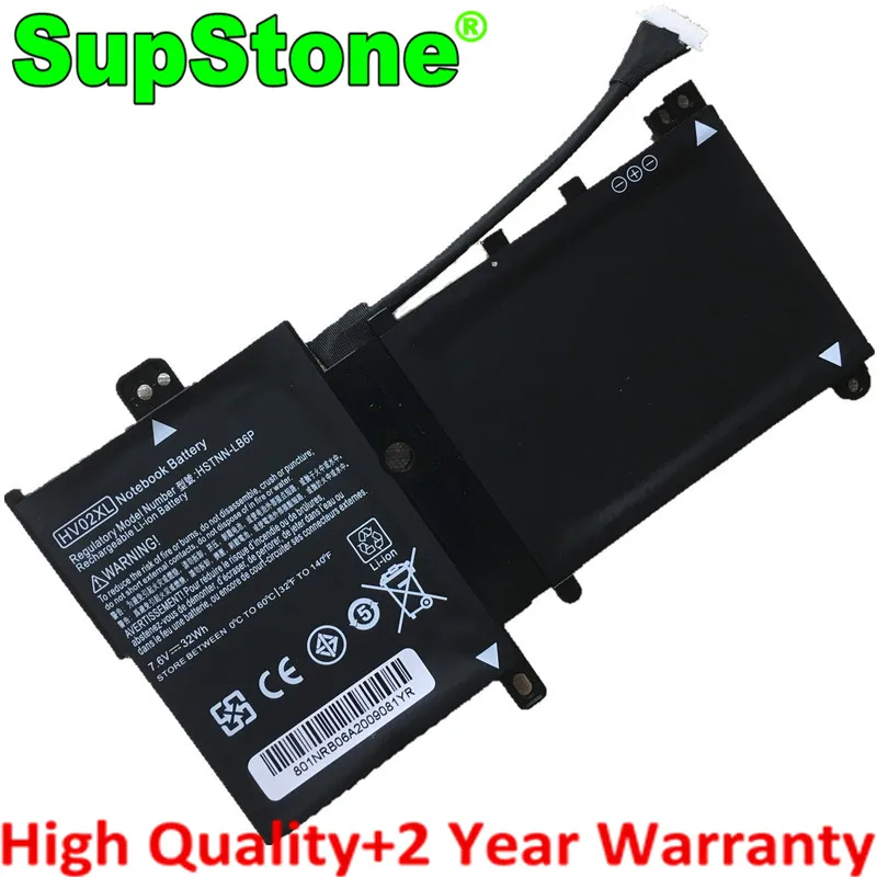 Аккумулятор SupStone HV02XL HSTNN-LB6P для ноутбука HP X360 11-K132TU 11-K048TU K029TU TPN-Q164 TPN-W112 796219-421 796355-005