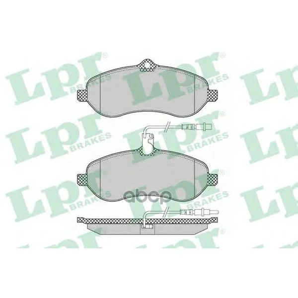 Колодки Тормозные Citroen Jumpy/Fiat Scudo/Peugeot Expert 07- Передние Lpr 05p1348 Lpr арт. 05P1348
