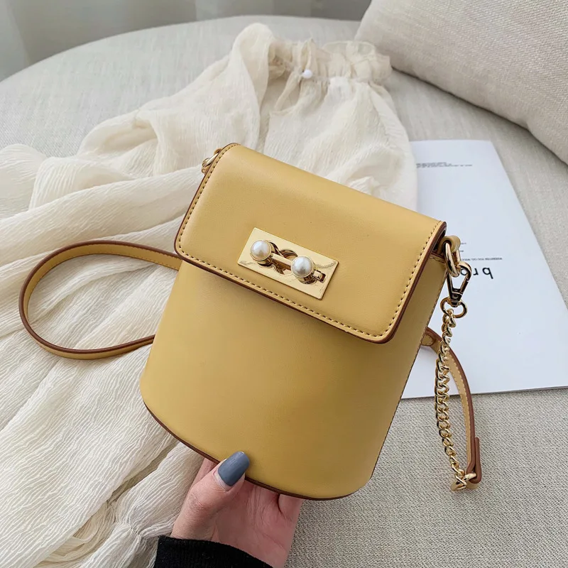 

Summer Small Bag Women's 2019 New Style Western Style Bucket Bag Korean-style Versatile Simple CHIC Chain Crossbody Bag