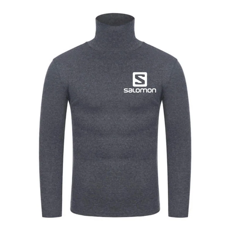 

Autumn and winter new high-neck cashmere sweater men's loose large size brand sweater business casual solid color sweater
