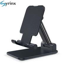 Soporte plegable Universal para teléfono móvil, base de Metal ajustable para iPhone y iPad, 2020