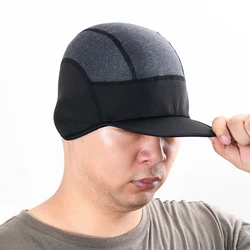 Cycling Caps Winter Warm Fleece Lined Bicycle Cap Headwear Windproof Running Skiing Mountaineering Hat Outdoor