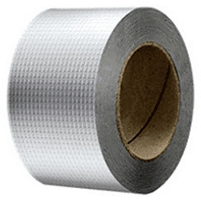 

Newly Aluminum Foil Butyl Rubber Tape Self Adhesive Waterproof for Roof Pipe Marine Repair-10Cm x 5M