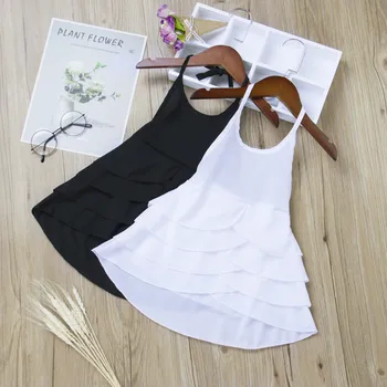 

Toddler Girl Summer Dresses Sleeveless Baby Girls Clothes Solid Sling Backless Baby Girl Beach Dress Toddler Girl Sundress Dress