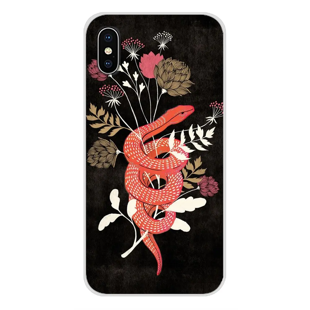 images 6 Змей и цветы для htc один U11 U12 X9 M7 M8 A9 M9 M10 E9 Plus Desire 630 530 626 628 816 820 830 мягкий прозрачный чехол - Цвет: images 6