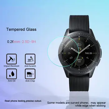 

Hot sale Tempered Glass Film For Samsung Galaxy Watch 42mm 46mm Tempered Glass Screen Protector Films