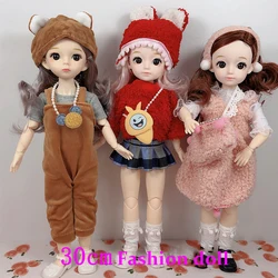 BJD – poupée princesse multi joint 1/6, 30cm, 12 pouces, vêtements décontractés à la mode pour garçon, cheveux courts, jouets DIY pour filles, cadeau,jouet enfant jouet fille poupées sexuelles poupée poupee gonflable 