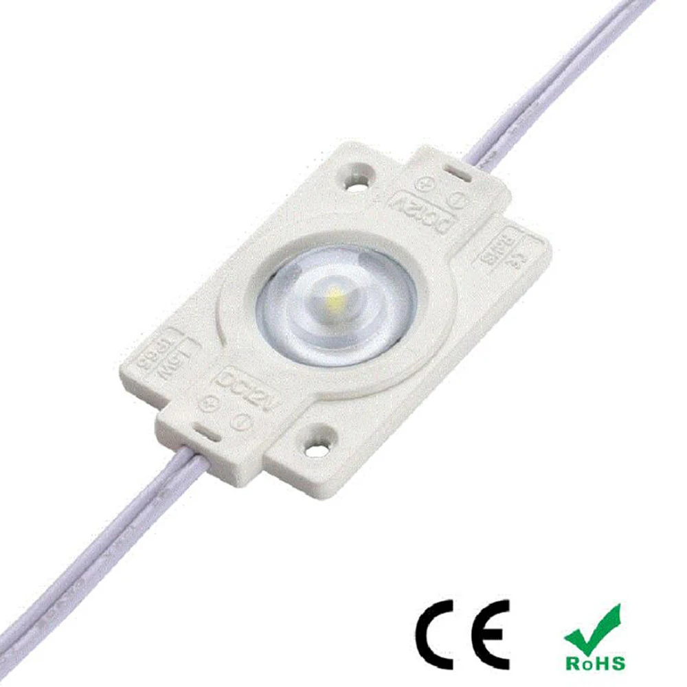 100 шт. светодиодный модуль 3030 высокой мощности с одной лампой 12 Вт водостойкый LED