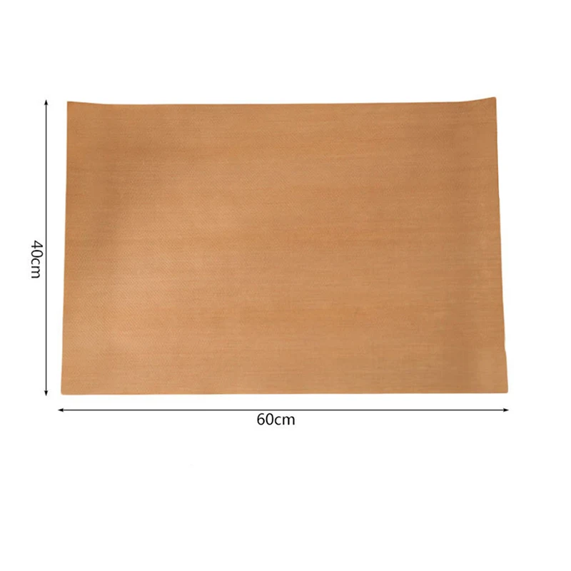 60x40cm Coffee Антипригарный термостойкий коврик для выпечки готовки БАРБЕКЮ ЛИСТ анти-масло линолеум масло бумага хлеб коврики Кондитерские кухонные формы для выпечки инструмент - Цвет: 60x40cm Coffee