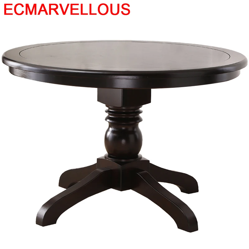 

Juego De Comedor Dinning Meja Makan Comedores Mueble Set Tafel Shabby Chic Wooden Round Mesa Desk Tablo Bureau Dining Table