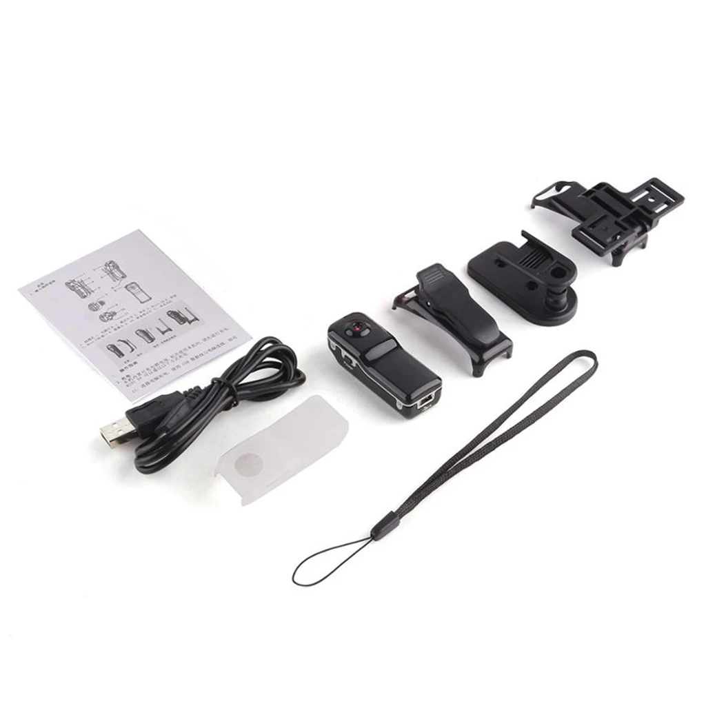 MD80 Mini Camera Portable Small Micro Video 480P Body Secret Camera Audio Recorder Pocket Cam Wearable Net-Camera Bike DVR
