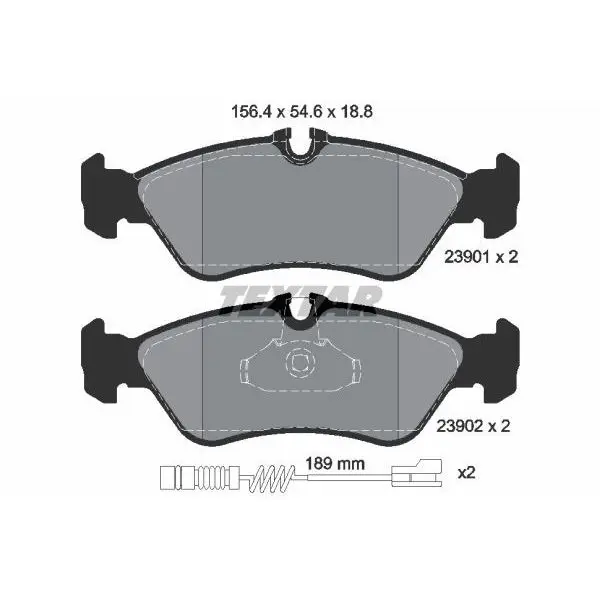 Колодки дисковые задние MB Sprinter 308D/310D 95,VW LT 2.3i-2.5T