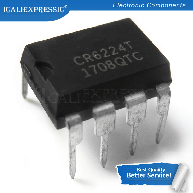 

10 шт. CR6224T DIP8 CR6224 DIP 6224T DIP-8