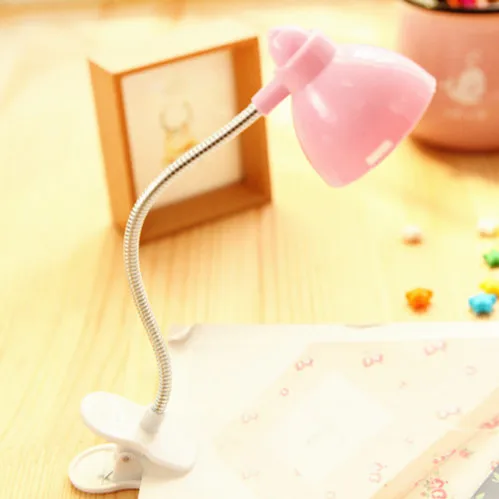 

Reading Lamp Mini Flexible Energy-saving LED Book Light Eye-protect Clip-on Night Light Portable Adjustable Soft Lighting Effect