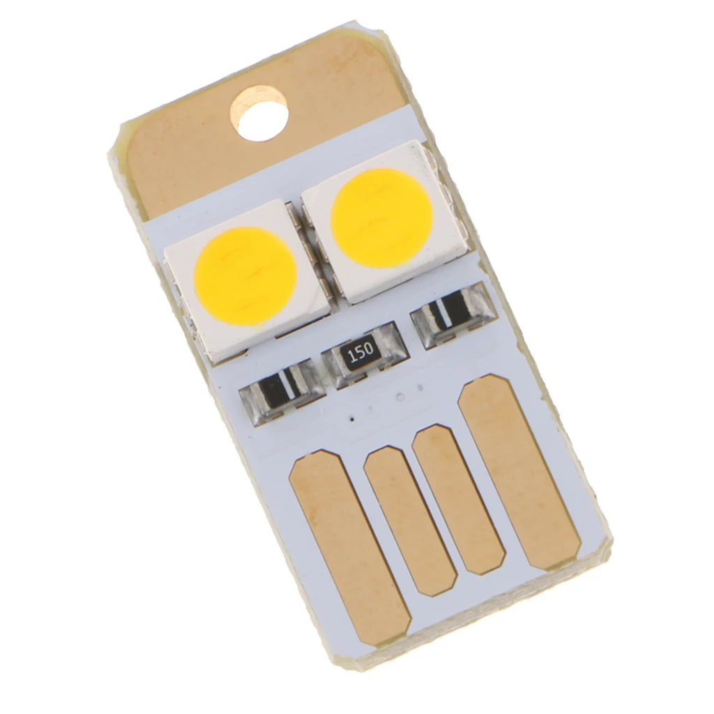 Portable USB LED Night Light Bright Mini Keychain Camping Car Lamp Module Home Decoration Emergency Security Lighting