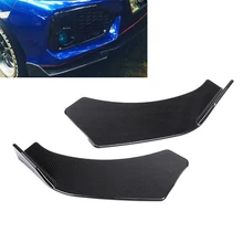 

2pcs Universal Car Front Bumper Splitter Lip Body Protector Diffuser Kit Carbon Fiber Look
