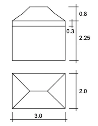 2x3m