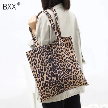 

[BXX] High Capacity Crossbody Bags For Women 2020 Spring Vintage Leopard Shoulder Messenger Bag Female Luxury Handbags HK643