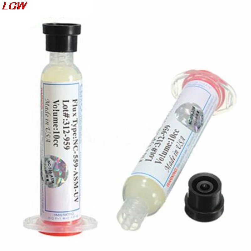 

NC-559-ASM-UV BGA PCB No-Clean Solder Paste Welding Advanced Oil Flux Grease 10cc NC-559 Soldering Repair