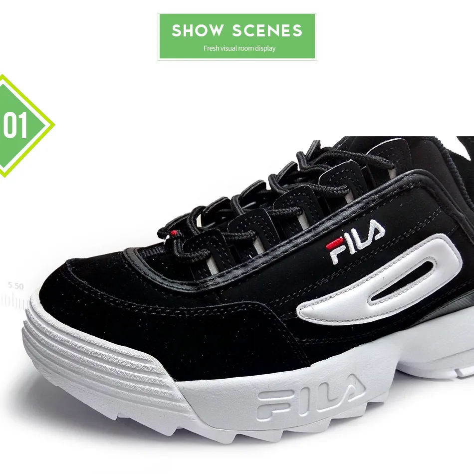 2018 FILA Disruptor II 2 Женские кроссовки новые самые стильные кроссовки для бега удобные уличные спортивные кроссовки