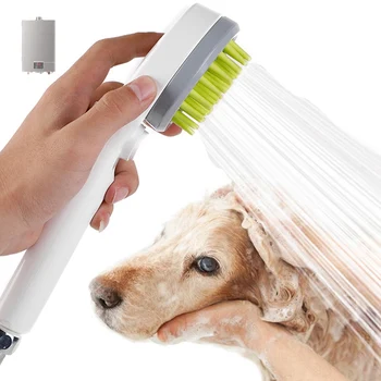 

2020 New Pet Shower Head Dogs Cats Bath Brush Shower Comb Pet Washing Supply Baths Tool Portable Dog Shower Spray