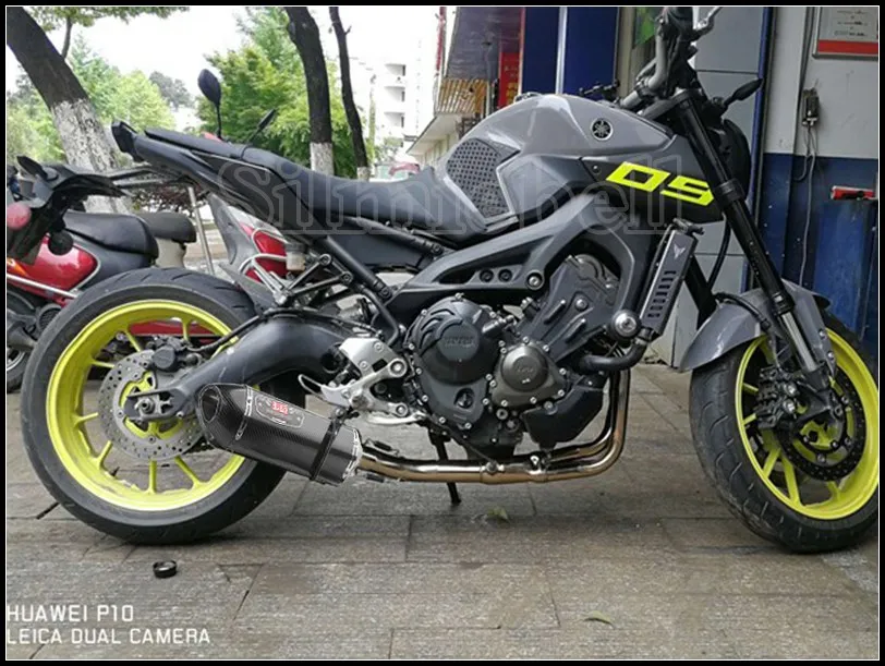 MT09 FZ09 мотоцикл Yoshimura глушитель труба передняя средняя звено трубы Полный побега мото системы для Yamaha MT-09 FZ-09 XSR900