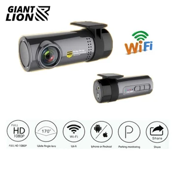 

Dash Cam Mini WIFI Car DVR Camera Digital Registrar Video Recorder DashCam Auto Camcorder Wireless DVR APP Monitor Car Black Box
