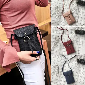 

Women Fashion Small Crossbody Bag Mobile Phone Storage Shoulder Bag Pouch Case Handbag Casual Purse Wallet