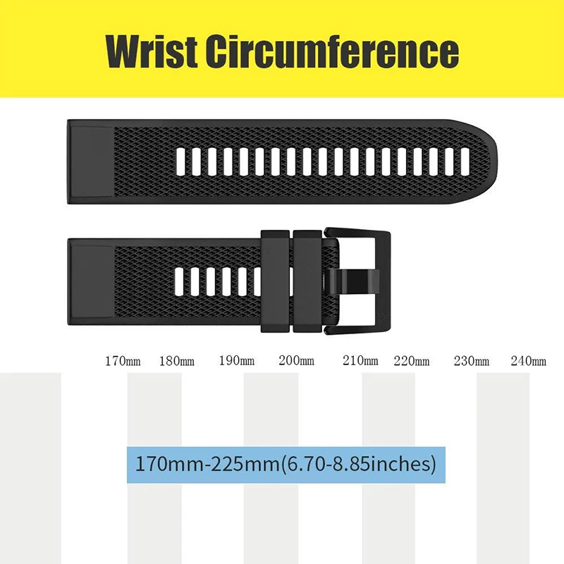 26 22 20 мм ремешок для часов Garmin Fenix 5X5 5S Plus 3 3 HR Forerunner 935 часы Quick Release силиконовый легкий ремешок на запястье