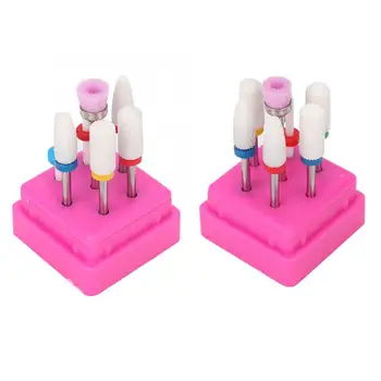 

7Pcs Nail Metal Drill Bits Nail Polishing Burr Manicure Pedicure Accessory Tool Set p