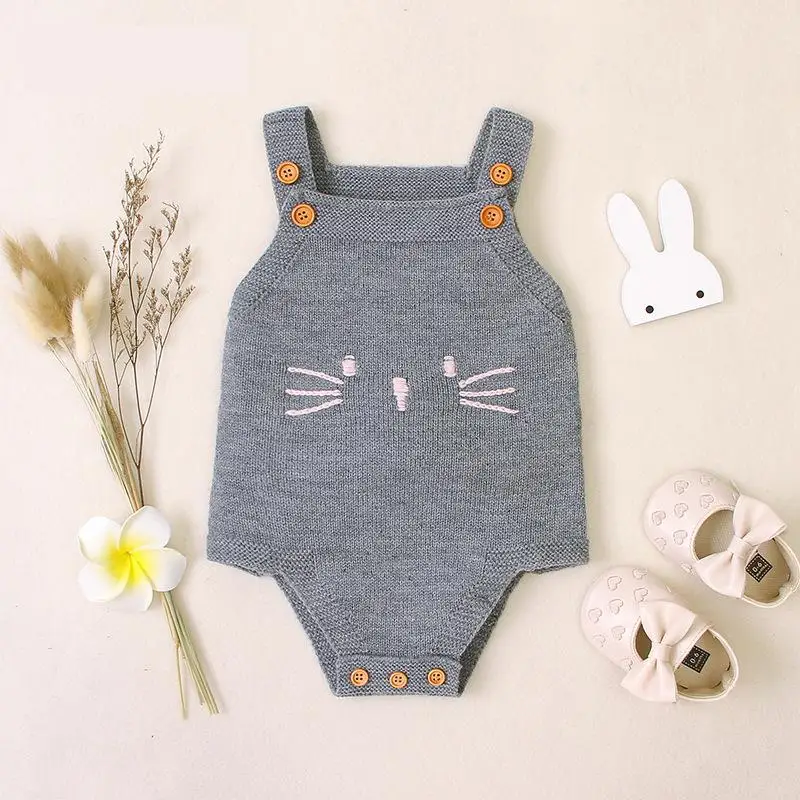 Cartoon Infant Jumpsuit Clothes Newborn Baby Girl Boy Sleeveless Romper Overalls Onesies Kid Clothing Toddler Clothes