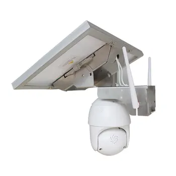 

4G Outdoor Night Vision Solar Powered CCTV Security Camera With Two-way Audio
