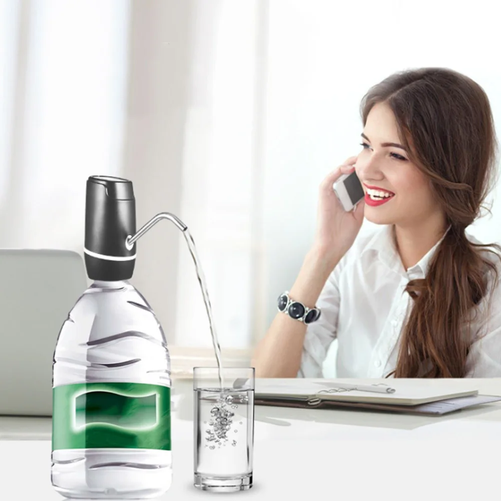 Drinking Quantitative USB Charging Water Dispenser Smart Switch Quiet Electric Portable Bottle Pump Wireless Gallon Automatic