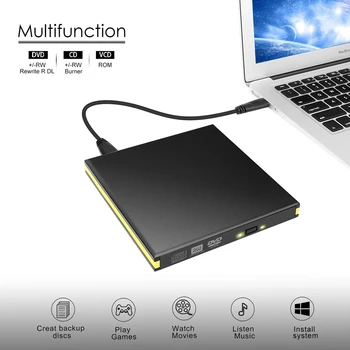 

USB 3.0 External DVD Burning Optical Drive Box Notebook Desktop External Burning Optical Drive Box Computer Accessories case