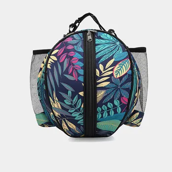 

Print Round Ball Bag Waterproof Training Shoulder Bag For Football Soccer Volleyball Basketball Sports Backpack Ball Carry Bags
