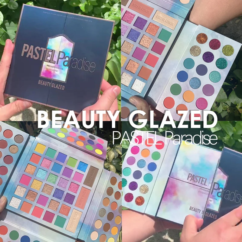 NewArrival105ColorsBEAUTYGLAZEDPASTELParadiseEyeshadowPaletteMatteGlitterEyeshadow