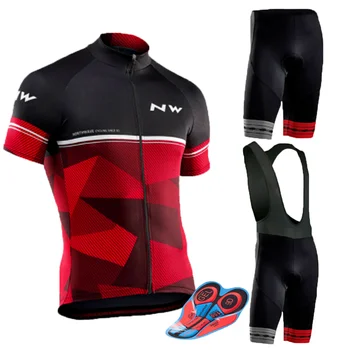 

Northwave NW Men's Cycling Clothing Cycling Short Sleeve Jerseys Sets Summer Triathlon Skin suit Quick Dry Breathable Anti-UV