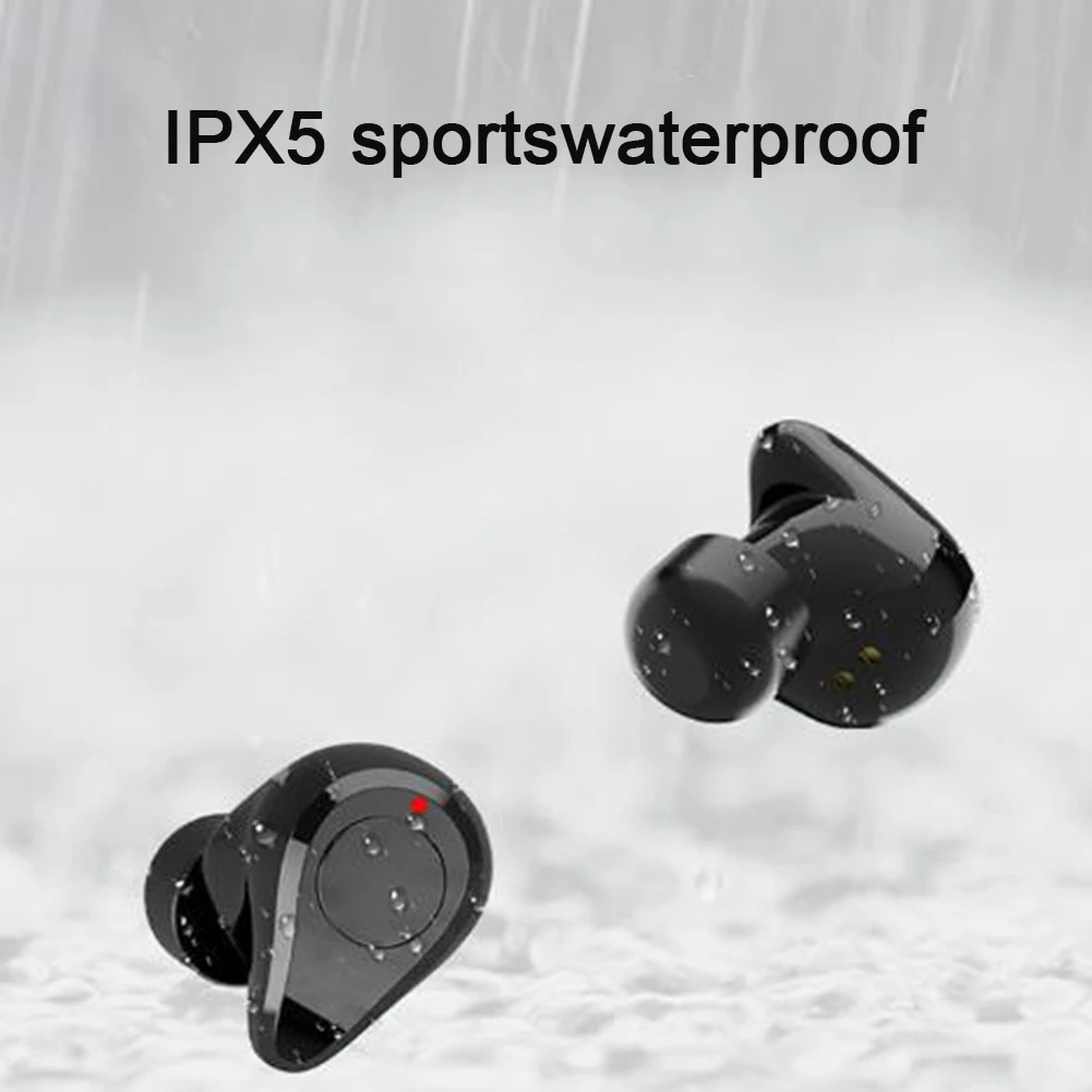 Handsfree стерео музыка водонепроницаемый Bluetooth наушники Автоматическое Сопряжение батарея питание Спорт Мини беспроводной безболезненный портативный