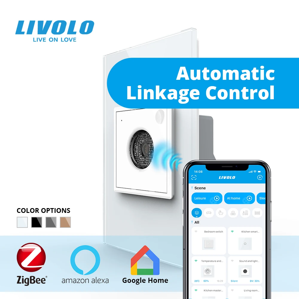 LIVOLO US standard Sound&Light New Seires Sensor Lightness Induction Sound Sensitive Sensor