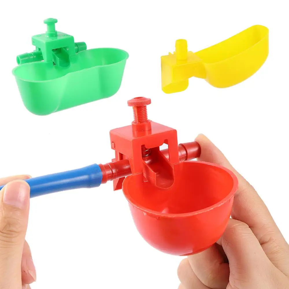 9.5mm Drinking Hose Chicken Quail Rabbit Guinea Pig Cage Drinking System Installation Connection Hose Cup Special poultry water dispenser poultry drinking cups poultry waterer animal drinking bowl rabbit water nipples