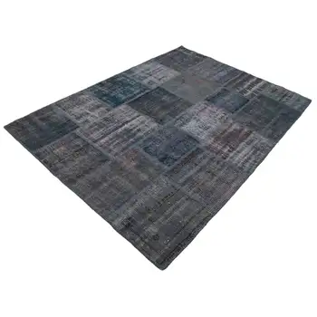 

149x209 Cm Grey Handmade Patchwork Rug-5x7 Ft
