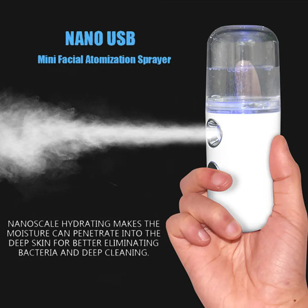 ultrasonic mist maker fogger water fountain pond atomizer air humidifier Face Sprayer 30ml Face Skin Water Mist Atomizer Facial Skin Moisturizing Portable Sprayer