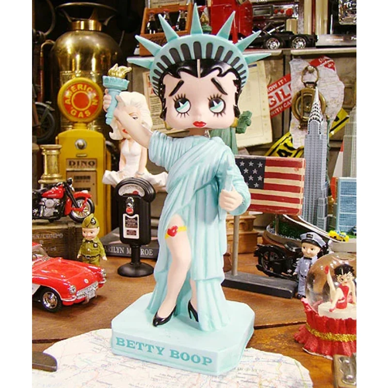 Новое поступление Betty boop фигурки из ПВХ игрушки для игры в коллекционные игрушки в розничной упаковке